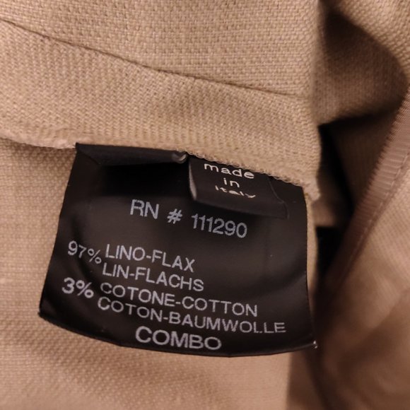 Derek Lam Linen and Leather Moto Jacket - Picture 9 of 9